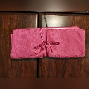 Vintage Mary Kay Pink Floral Jewelry Travel bag